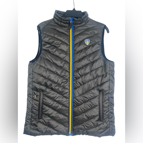 Leeds Jackets & Blazers - LUFC- Leeds United Football Club vest. Size large. GUC